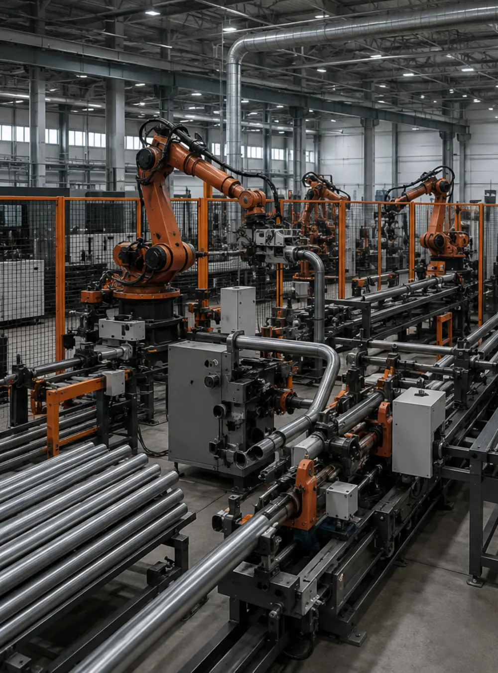 Entegre Boru İşleme Hücreleri teknik sistem görseli
